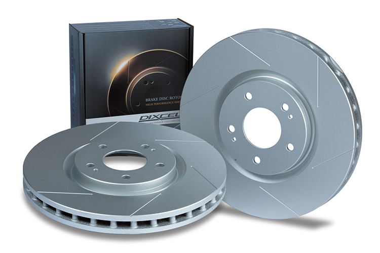 Official DIXCEL SD six-slot performance brake disc
